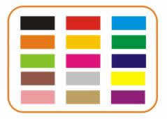 Farbpaletten für Textilien aller Art