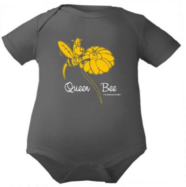 farbiger Baby Body 1/4-Arm Queen Be