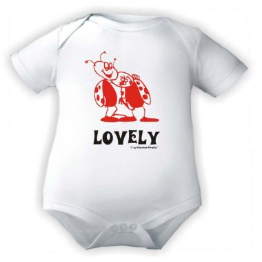 farbiger Baby Body 1/4-Arm Lovely