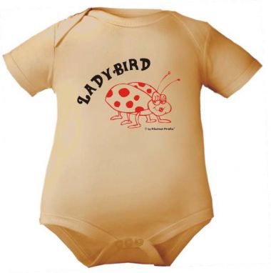 farbiger Baby Body kurzarm Ladybird