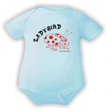 farbiger Baby Body 1/4-Arm Ladybird