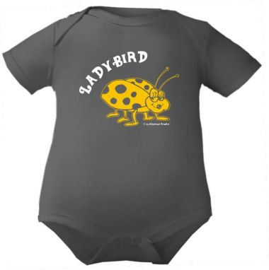farbiger Baby Body kurzarm Ladybird