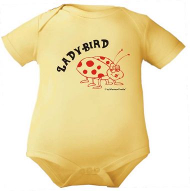 farbiger Baby Body 1/4-Arm Ladybird