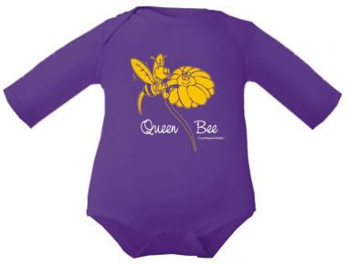 farbiger Baby Body 1/1 Queen Be