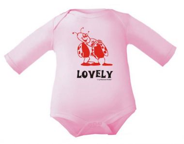 farbiger Baby Body 1/1 Lovely