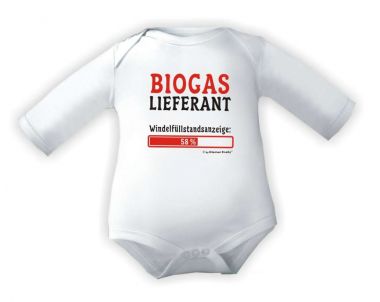 farbiger Baby Body 1/1 Biogaslieferant