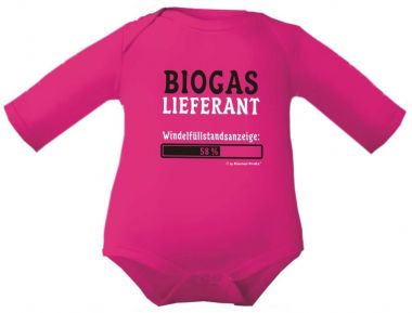 farbiger Baby Body 1/1 Biogaslieferant