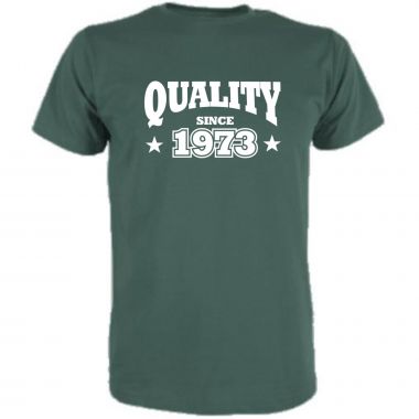 T-Shirt Quality since / MIT IHRER JAHRESZAHL