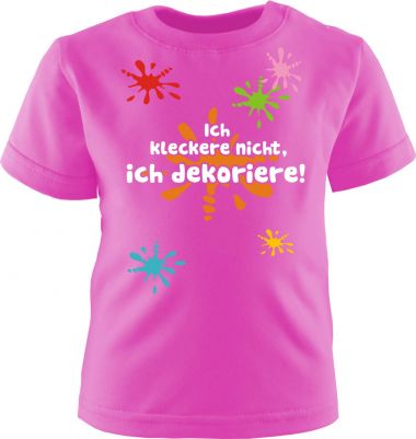 Kids T-shirt with print I do not spill I decorate