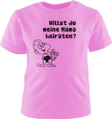 Kids T-Shirt Wanna marry my mom / COOK