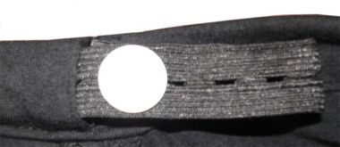 groessenverstellbares Bauchband mit Haende und Fuesse