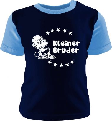 Baby and Kids Shirt Multicolor Little Brother / COOK
