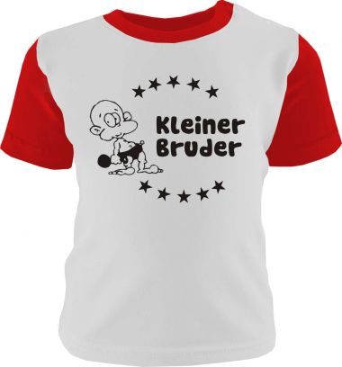 Baby and Kids Shirt Multicolor Little Brother / COOK