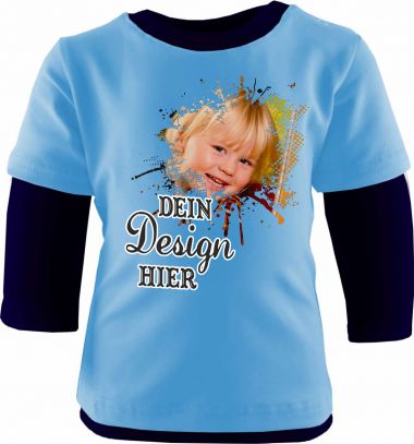 Baby und Kinder Shirt Langarm Multicolor