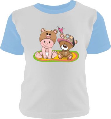 Baby and Kids Shirt Multicolor Little Fratz & Friends Teddy
