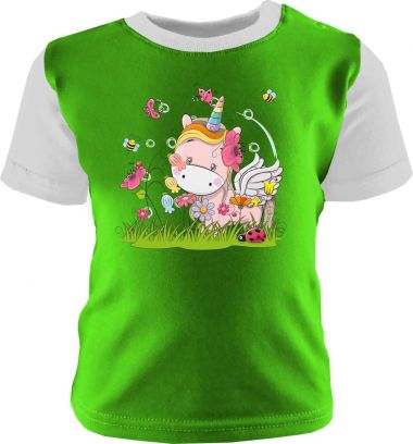 Baby and Kids Shirt Multicolor Little Fratz & Friends Unicorn Pink