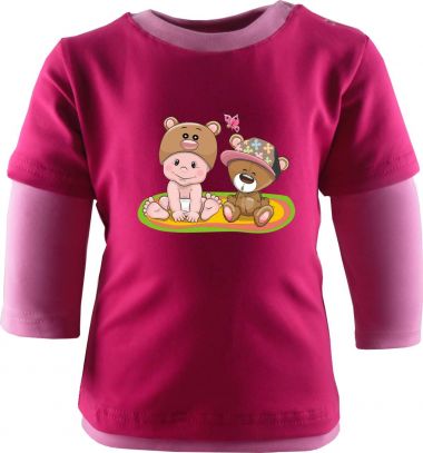 Baby und Kinder Shirt Multicolor Kleiner Fratz & Friends Teddy