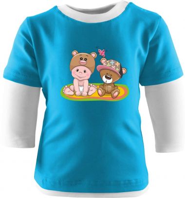Baby und Kinder Shirt Multicolor Kleiner Fratz & Friends Teddy