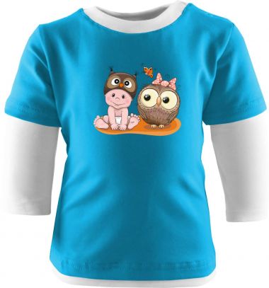 Baby und Kinder Shirt Multicolor Kleiner Fratz & Friends Eule