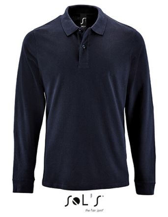 Langarm Polo Shirt 180 g/qm