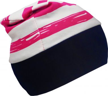 Baby Beanie Mütze mit breiten Bund Sommer Stripes