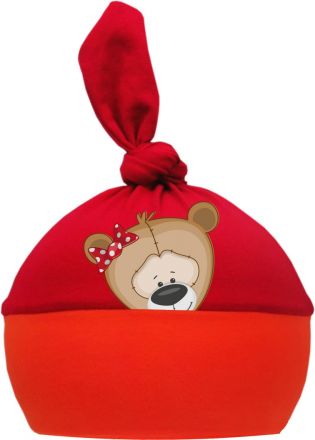1-Zipfel Baby Mütze Multicolor Sweet Animals Teddy