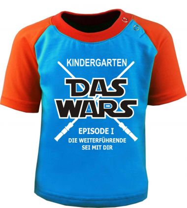 Baby und Kinder Kurzarm Baseball T-Shirt -  Kindergarten -