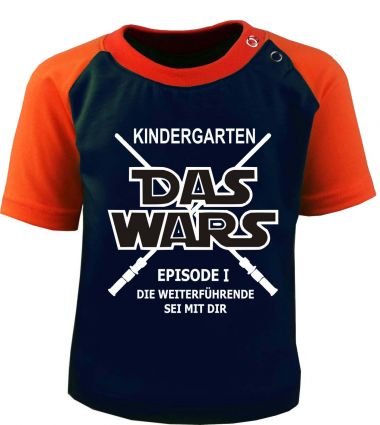 Kids Raglan Baseball shortsleeve T-Shirt - Kindergarten