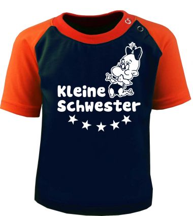 Kids Raglan Baseball shortsleeve T-Shirt - Kleine Schwester