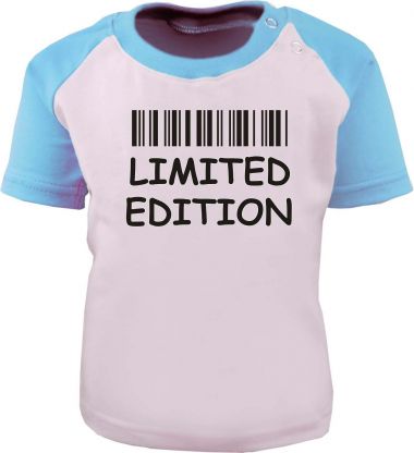 Baby und Kinder Kurzarm Baseball T-Shirt -  Limited Edition -