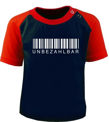 Kids Raglan Baseball shortsleeve T-Shirt - Unbezahlbar