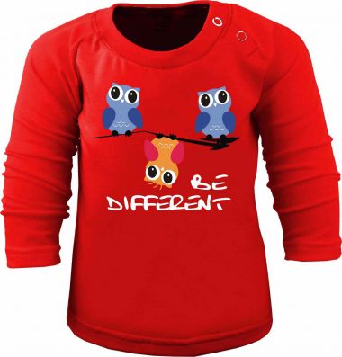 Baby und Kinder Langarm T-Shirt Be Different
