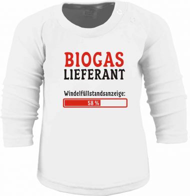 Baby und Kinder Langarm T-Shirt Biogas