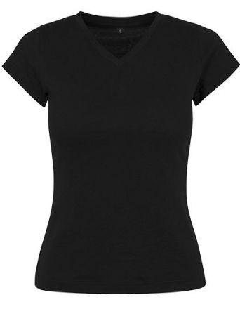 Ladies Basic V-Tee Shirt