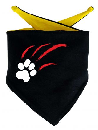 Hunde Dreiecks-Halstuch Multicolor mit Design 2 und Name
