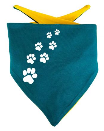 Hunde Dreiecks-Halstuch Multicolor mit Design 6 und Name