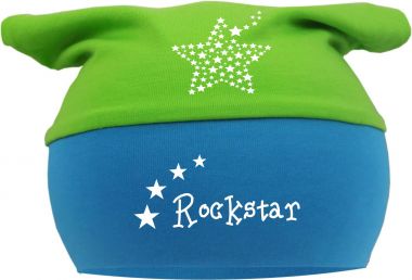 Baby Kopftuch Mütze Multicolor Rockstar