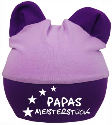 Baby Ohren Mütze Multicolor Papas Meisterstück
