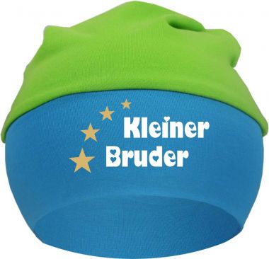 Baby Beanie Mütze mit breiten Bund Multicolor Kleiner Bruder