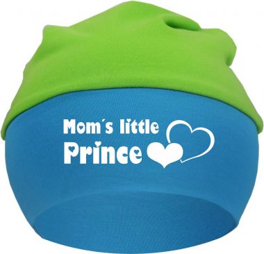 Baby Beanie Mütze mit breiten Bund Multicolor Moms little Prince