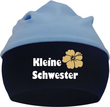Baby Beanie Mütze mit breiten Bund Multicolor Kleine Schwester