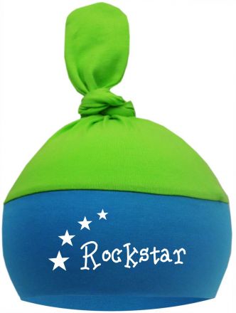 1-Zipfel Baby Mütze Multicolor Rockstar