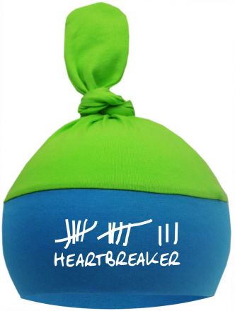 1-Zipfel Baby Mütze Multicolor Heartbreaker