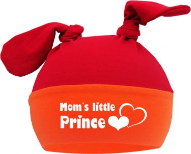 2-Zipfel Baby Mütze Multicolor Moms little Prince