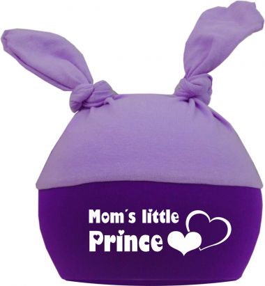 2-Zipfel Baby Mütze Multicolor Moms little Prince