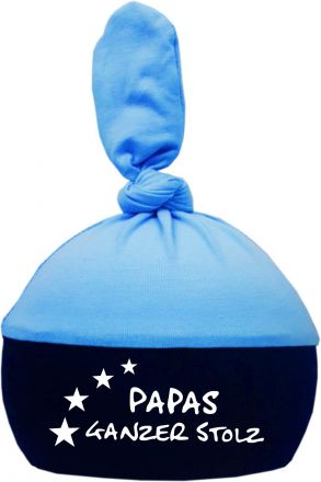 1-Zipfel Baby Mütze Multicolor Papas ganzer Stolz