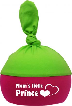 1-Zipfel Baby Mütze Multicolor Moms little Prince