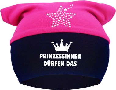 Baby Kopftuch Mütze Multicolor Prinzessinnen dürfen das