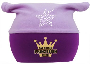 Baby Kopftuch Mütze Multicolor Sag einfach Prinzessin zu mir