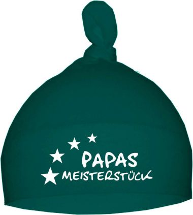 1-Zipfel Baby Mütze einfarbig Papas Meisterstück